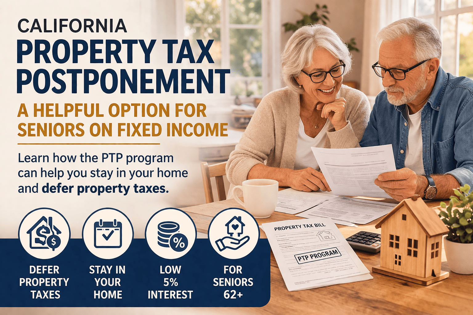California Seniors: How to Postpone Your Property Taxes and Keep Your Cash